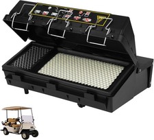 EZGO Air Box Filter Assembly, Include Air Filter Element, Filter Cover and Housi