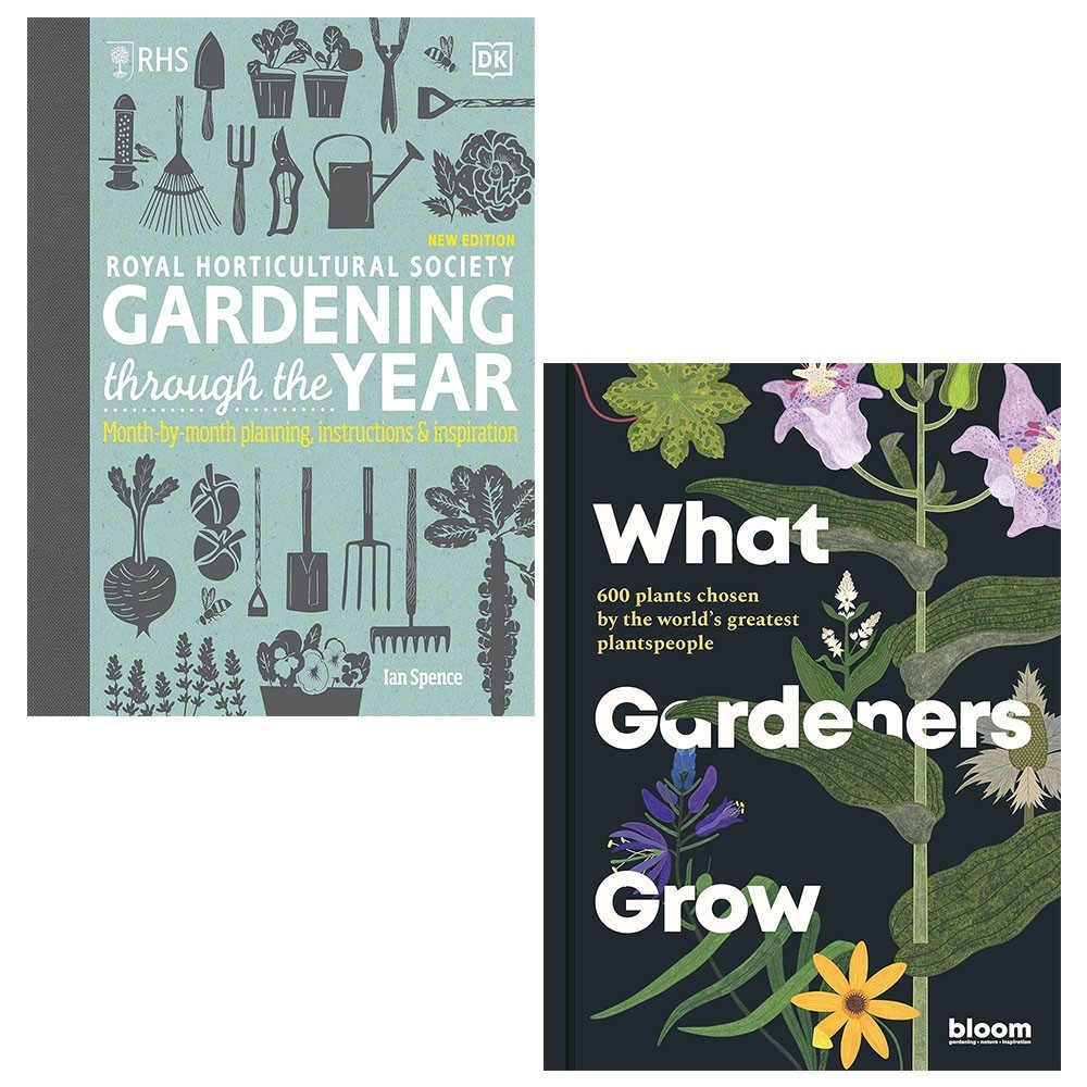 What Gardeners Grow, RHS Gardening Through the Year (HB) 2 Books Set Hardcover