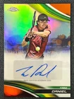 2025 Topps Chrome Tennis Orange Refractor Taro Daniel #CA-TDL