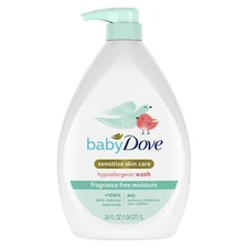 Baby Dove Sensitive Skin Care Baby Wash Fragrance Free Moisture For Baby Bath