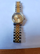 Baume & Mercier Vintage Unisex - Bracciale Inox colore oro-acciaio deplorante.