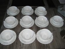 10x ESCHENBACH Toledo Orchidee 2665 Suppentasse mit Unterteller