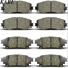 8pcs Front & Rear Ceramic Brake Pads for 2012 - 2017 Toyota Prius V  D1210 D1391