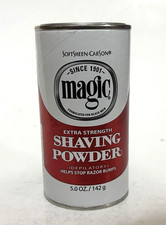 Magic Shaving Powder Extra Strength Shave Soft Sheen Carson 5 oz