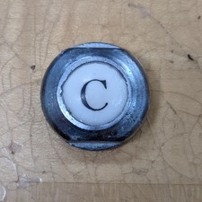 American Standard Faucet Cold Letter C Handle Button