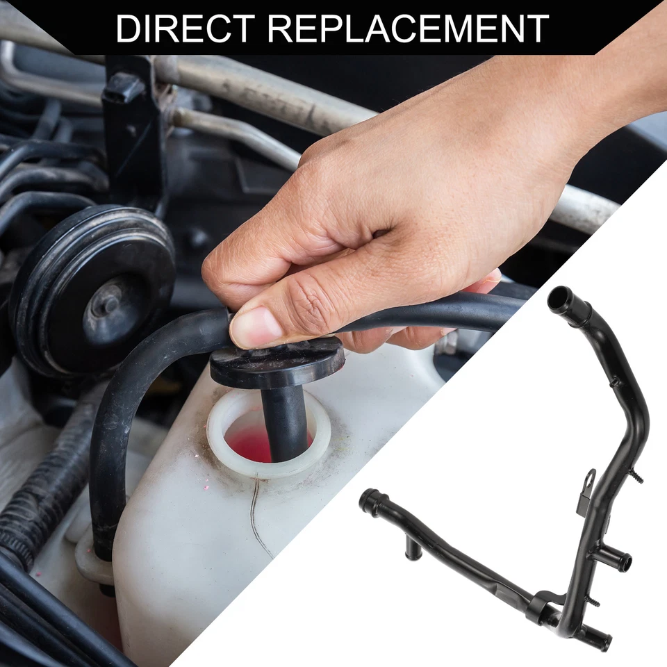 Paquete (1) Tubo de agua refrigerante radiador Nº06A121065AK para Volkswagen Beetle 1,8 L Foto 3 de 4