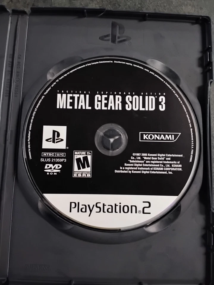 Metal Gear Solid 3 - Essentials Collection Edition (PlayStation 2, 2003) - Image 2 of 3