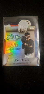 2025 Topps Holiday Advent Paul Skenes The Nice List Foil Die-Cut SP Pirates(X)