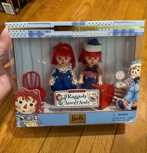 Raggedy Ann & Andy Plastic with Vintage Dolls & Doll Playsets for