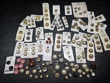 Vintage Button Lot Casual Dress Various Sizes Streamline, Boutique, La Mode