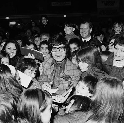 British pop singer Cliff Richard opens Alexandra Rose Day Market a- Old Photo