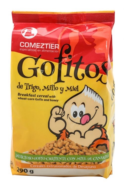 Gofitos de Trigo,Millo y Miel 290g | Dulce Tradicional Canario Producto Natural