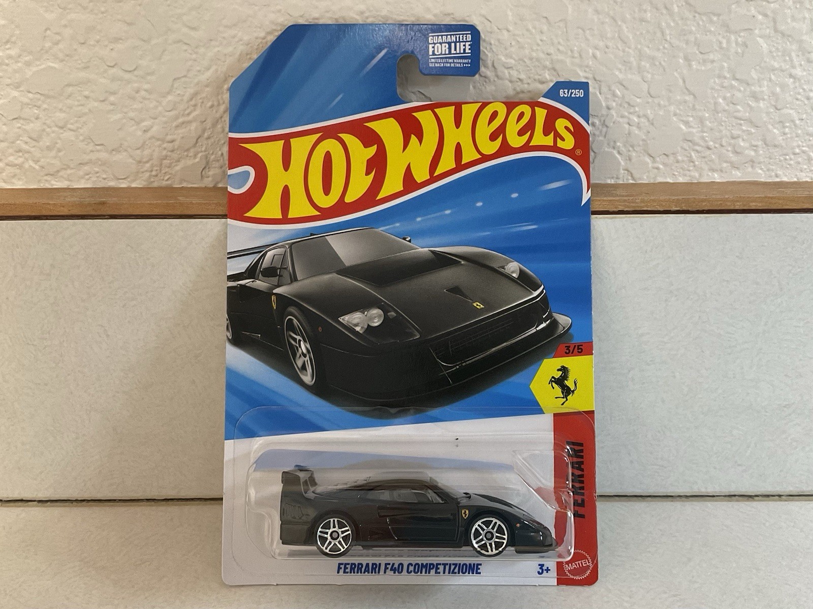 2026 Hot Wheels Ferrari F40 Competizione (63/250) BLACK - Ferrari #3/5