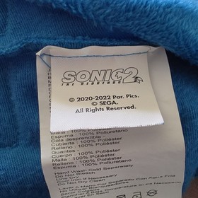 Sonic the Hedgehog Halloween/cosplay Costume Blue Polyester M (8-10) Boys