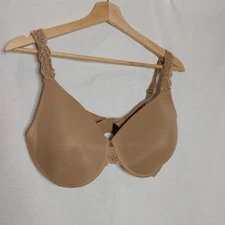 Natori Lace Underwire Bra 736037 Tan Beige Cafe Full Coverage Lined 34DDD
