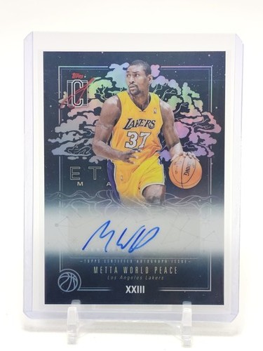 2025 Topps Signature Metta World Peace Base (RAW)