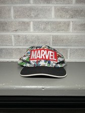 Marvel Avengers All Over Printed Kids Adjustable Hat Grey RN14750