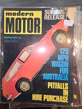 Car magazine Modern Motor March 1970