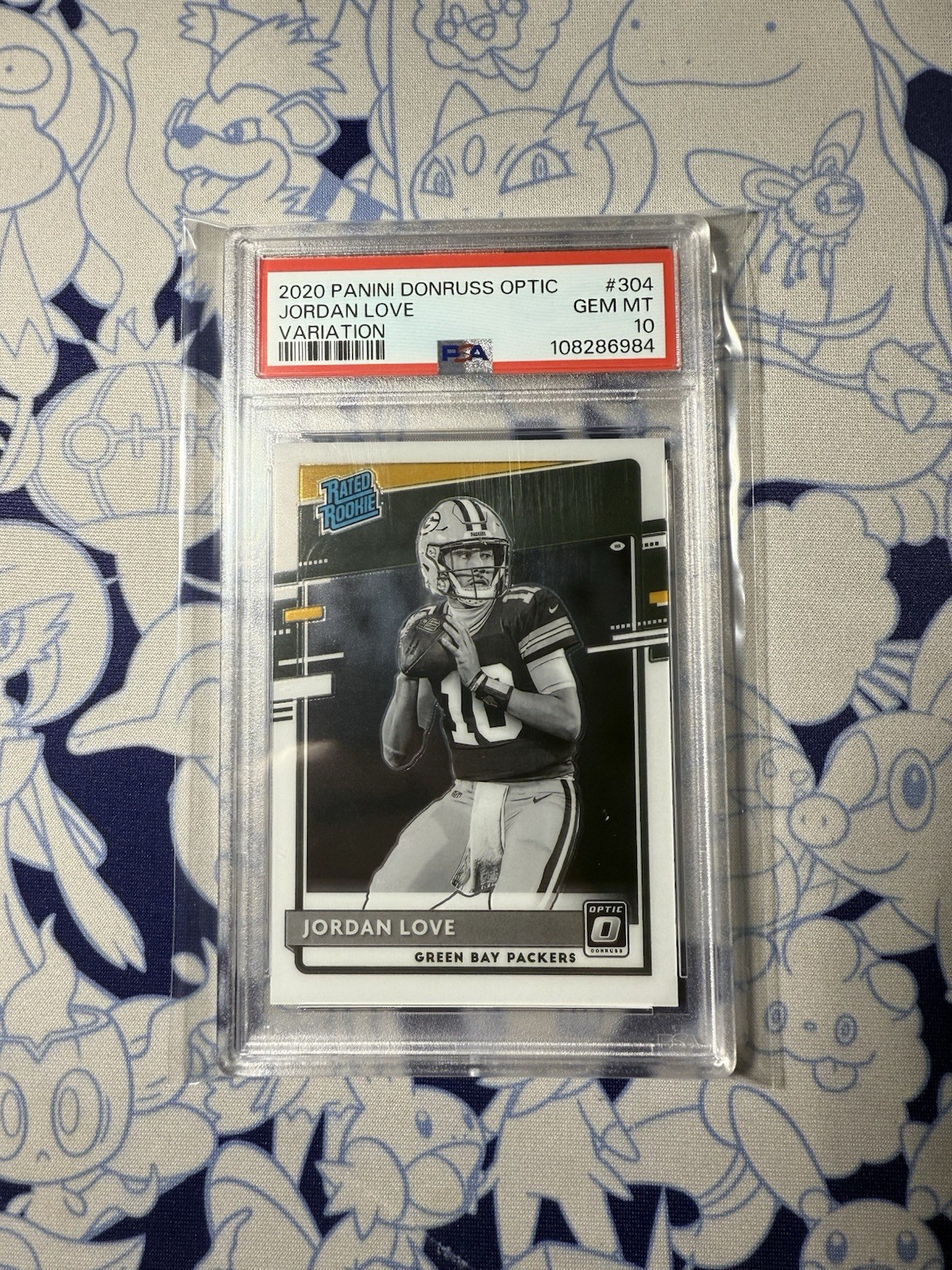 2020 Donruss Optic Jordan Love Variation Rookie PSA 10 Packers