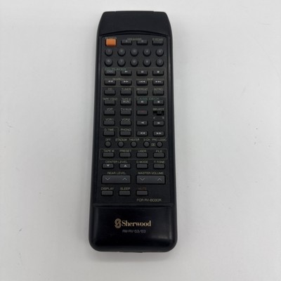 GENUINE SHERWOOD RM-RV-53/63 STEREO RECEIVER REMOTE - RV-6030R