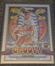 2025 Panini Prizm WNBA Sonia Citron Groovy SP Rookie Washington Mystics #13