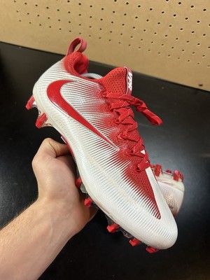 Size 10.5 - Nike Vapor Untouchable Pro White Red Football Cleats