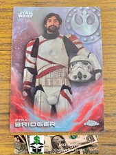 2025 Topps Chrome Star Wars CE-16 Ezra Bridger COSTCO SUPER BOX EXCLUSIVE