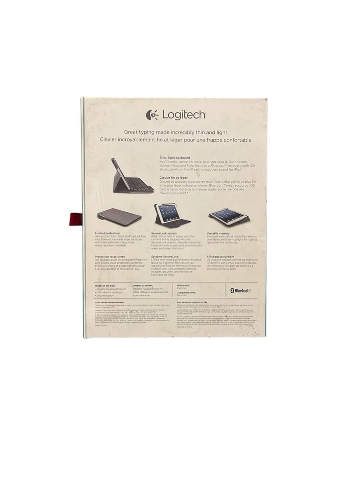 Logitech Ultrathin Keyboard Folio for iPad Mini and iPad Mini with Retina Grey - Image 3 of 3