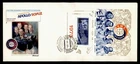DR WHO 1975 RUSSIA FDC SPACE APOLLO SOYUZ S/S FLEETWOOD CACHET M74925