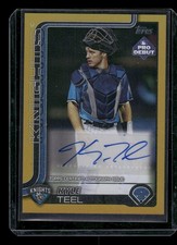 2025 Topps Pro Debut #PD-185 Kyle Teel Base Autographs Gold #/50