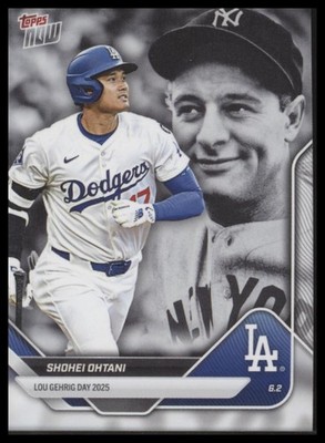 2025 Topps Now Lou Gehrig Day MLB Sarah Langs Pick Card # Complete Your Set