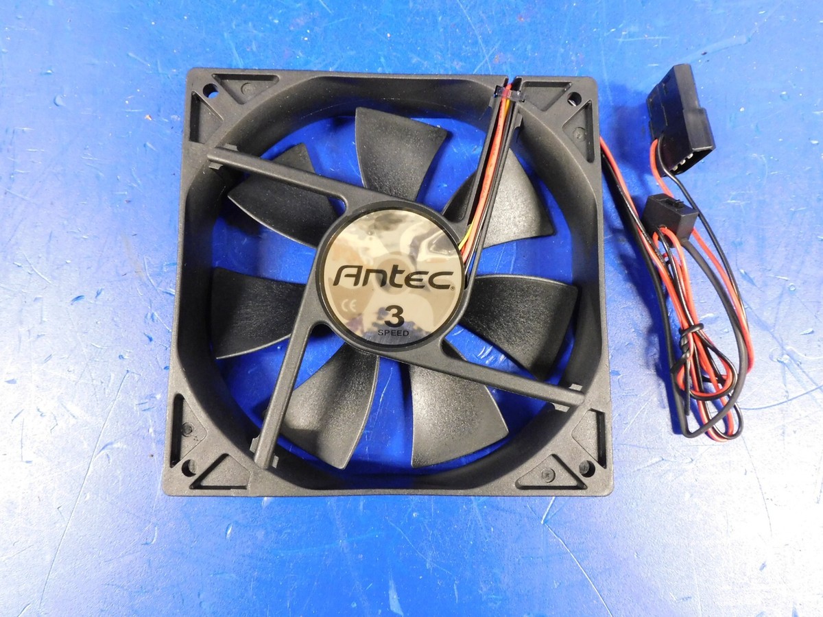 Antec TriCool 120mm Case Fan With Green LED - 3-Speed Computer Cooling Fan