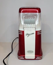 Nostalgia Electrics Hot Air Popcorn Popper (red / white) RHP310