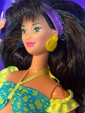 Barbie Rollerblade Kira w Long Raven Black Hair Vtg Mattel NRFB New 2218