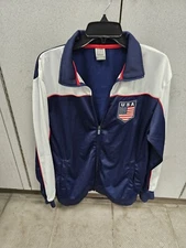 Rhinox Usa Olympic Jacket Full Zipper Size Large