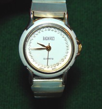 Ladies Mother of Pearl BADAVICI Japananese Quartz Movement Watch - Pearl Band