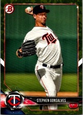 2018 Bowman Prospects Camo (retail) BP90 Stephen Gonsalves - Minnesota Twins