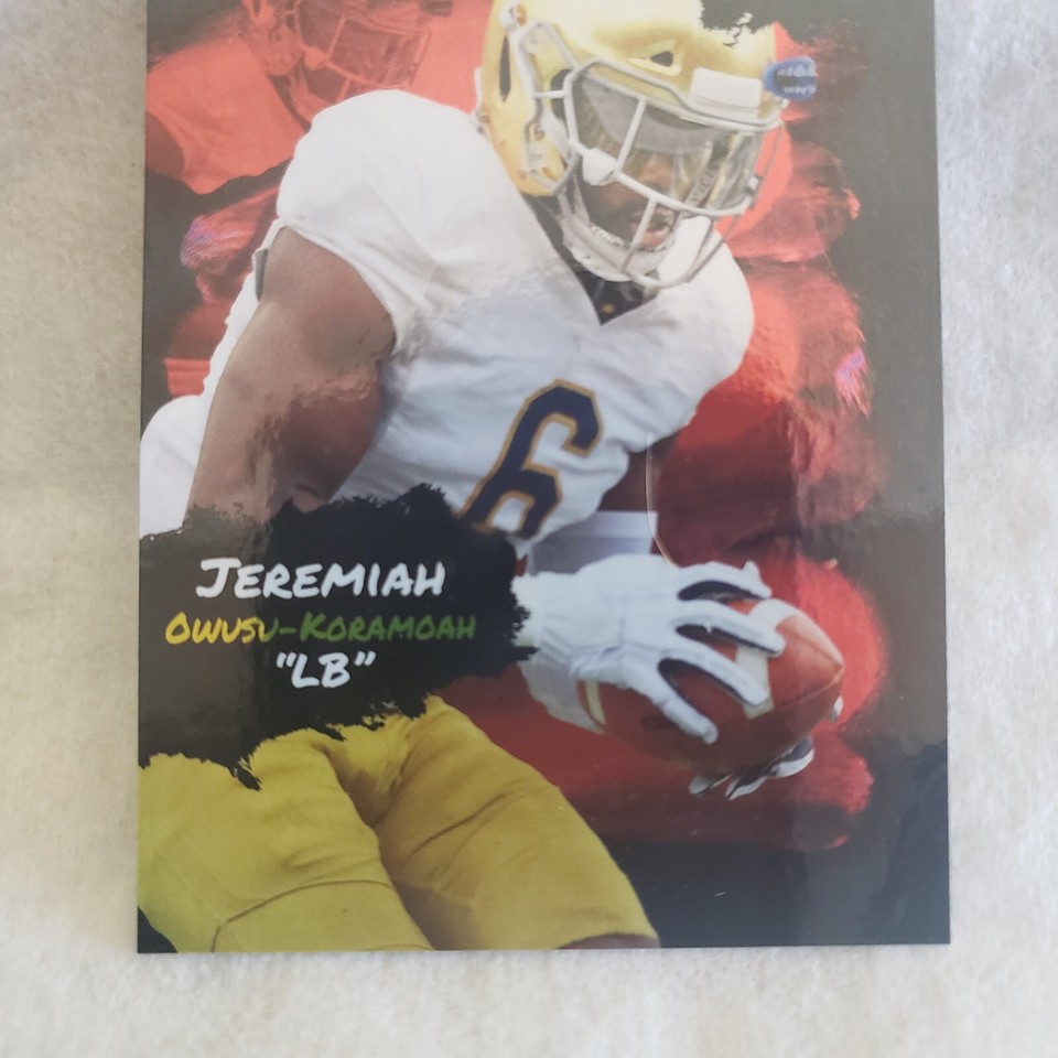 2021 Wild Card Alumination Jeremiah OwusuKoramoah Light Show Red