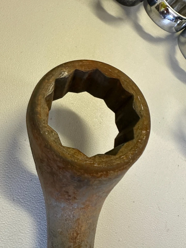 De colección Williams Superrench No. 8041 1-5/8" x 1-7/16" EE. UU. 24" Llave enorme 2 Foto 4 de 4