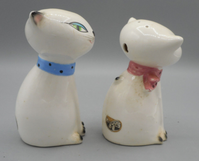 Vintage Holt Howard Set Cat Salt & Pepper Shakers Made in Japan