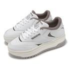 Reebok Club C Extra White Grey Women Casual Lifestyle Platform Shoes 100208961