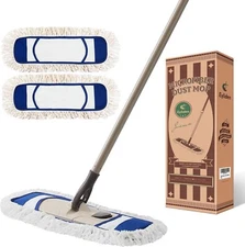 LOLA Replacement Flexible Dust Mop Refill 18" Wide Head, Machine Washable - 1 CT