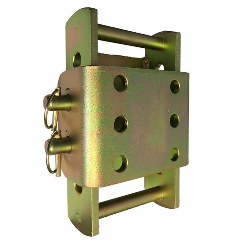 ADJUSTABLE Tow Hitch Drop Plate 2 Pin For Land Rover 4 x 4 Trucks