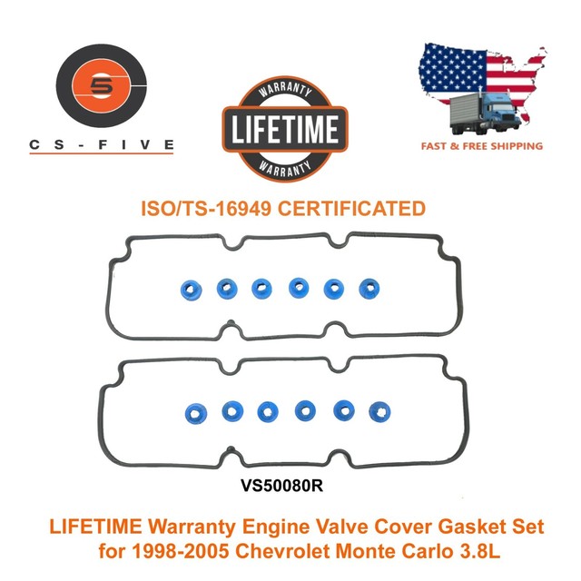 LIFETIME Warranty Engine Valve Cover Gasket Set for 9805 Chevrolet