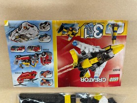 LEGO Creator 31001 Mini Skyflyer 3 IN 1 SET 62 Pieces No Box Preowned