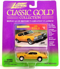 Johnny Lightning Classic Gold Collection 1970 Buick GS Gold #6 Diecast 1:64