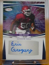 2025 SAGE Low Series Auto Blue Eric Gregory #A-EG Auto Cincinnati Bengals!