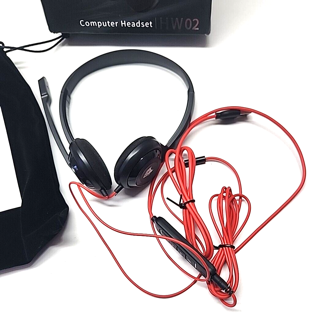 NUBWO HW02 USB Headset with Microphone Noise Cancelling & in-line ...