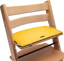 Fodera cuscino sedile ricambio compatibile STOKKE Tripp Trapp giallo grigio 02B5007M