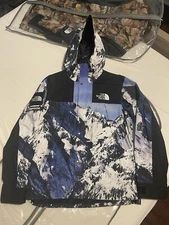 Supreme The North Face Mountain Parka Blue/White, SIZE L